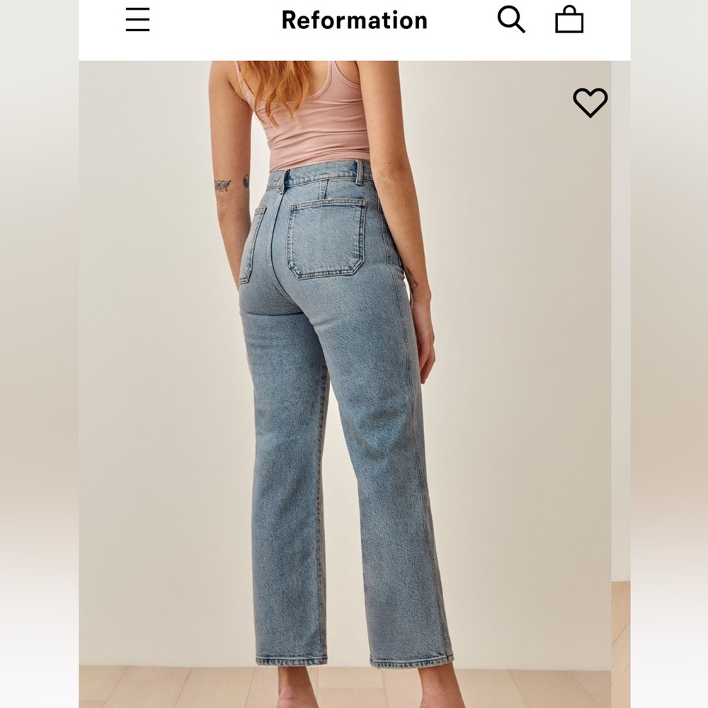 Reformation patch pocket jeans - Picture 3 of 6